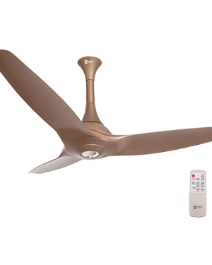 ORIENT CEILING FAN 48, AEROQUITE BLDC WITH REMOTE, CARAMEL BROWN