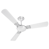 48, ENTICER ART, CEILING FAN, PEARL WHITE CHROME