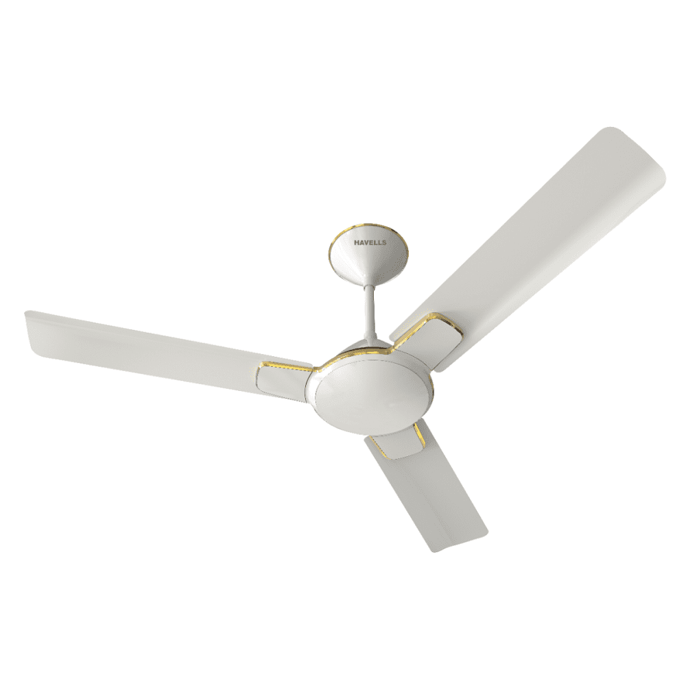 48, ENTICER, CEILING FAN, PEARL WHITE GOLD