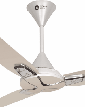 ORIENT CEILING FAN 48, JAZZ TRENDZ, PEARL WHITE MARBLE FINISH