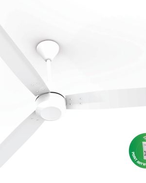 CROMPTON 48 Inch, GROOVE 28 W REMOTE, CEILING FAN, WHITE