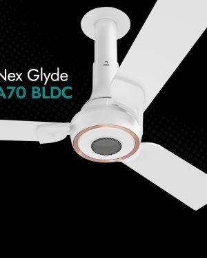 BAJAJ 48 Inch, NEX GLYDE A70, CEILING FAN, COTTON WHITE