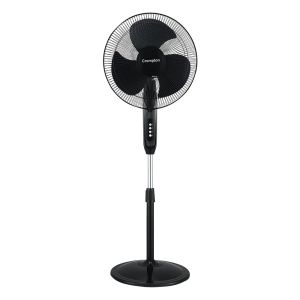 Crompton 16 Gale Classic Pedestal Fan Black