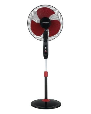 CROMPTON 16 Inch, GALE CLASSIC, PEDESTAL FAN, BLACK RED