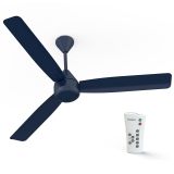 Crompton 48 Groove 28 W Remote Ceiling Fan Majolica Blue