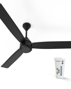 CROMPTON 48 Inch, GROOVE 28 W REMOTE, CEILING FAN, ONIX