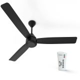 Crompton 48 Groove 28 W Remote Ceiling Fan Onix
