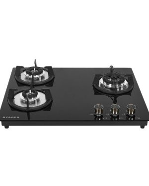 FABER BUILD IN HOBS 65 CMS, HTG 653 CRS BR CI, BLACK