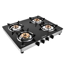 SUNFLAME GAS STOVES 4 BURNER, CRYSTAL NOVA, S S