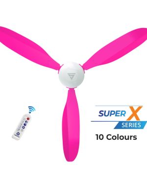 SUPERFAN 48 Inch, X1, CEILING FAN, PINK