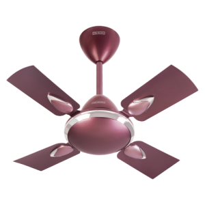 Usha 24 Striker Platinum Goodbyedust Ceiling Fan Lavender Chrome