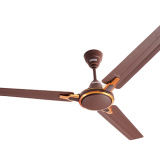 Usha 48 Racer Chrome 1 Star Ceiling Fan Rich Brown