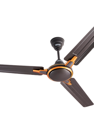 USHA 48 Inch, RACER CHROME 1 STAR, CEILING FAN, SMOKE BROWN