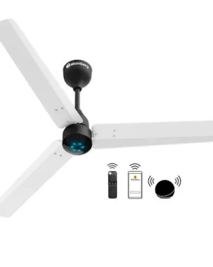 ATOMBERG- 48″, RENESA SMART, CEILLING, WHITE BLACK