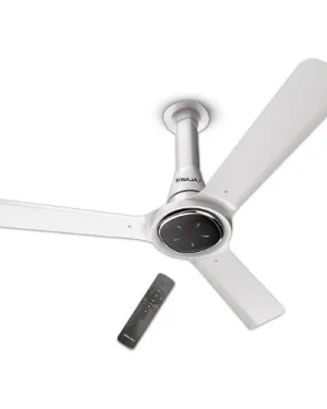 BAJAJ- 48″, EUROSTOS, CEILING FAN, BASE WHITE