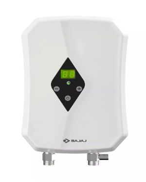BAJAJ- INSTANT, 3 KW, FLASHY TANK-LESS, WHITE