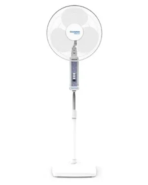 CROMPTON- 16″, HI FLO WAVE PLUS, PEDESTAL FAN, WHITE