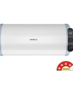 HAVELLS- STORAGE, 10 L, FABIA SLIM RIGHT SIDE, WHITE BLUE