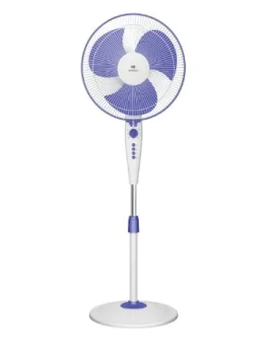 HAVELLS- 16”, TRENDY HI SPEED, PEDESTAL FAN, WHITE BLUE