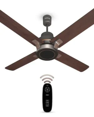 HAVELLS- 52”, FLORETTE BLDC UL, CEILING FAN, SATIN BLACK WOOD
